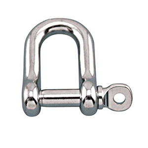 Straight D shackle with screw pin