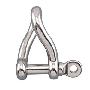 Twist shackle with screw pin