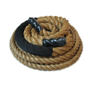 1 1/2" x 12 FT Manila Climbing Rope Brown Indoor/Outdoor WORKOUT 