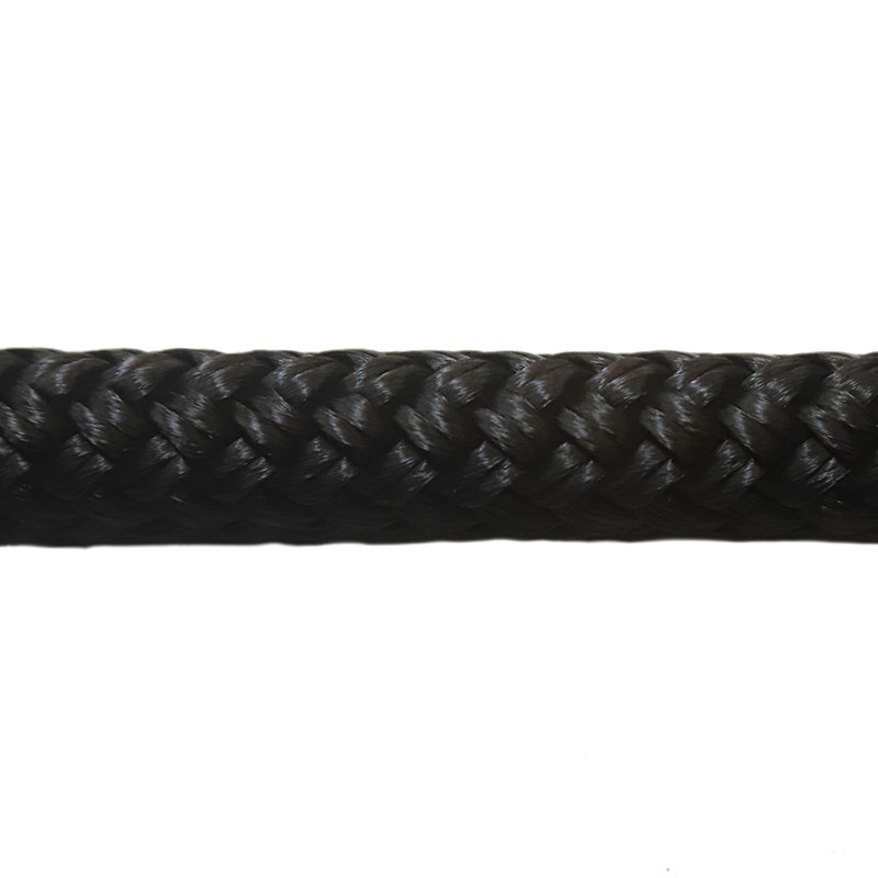 4-6 mm Black Double Braid on Braid Polypropylene Marine Rope Strong Price per Mt 