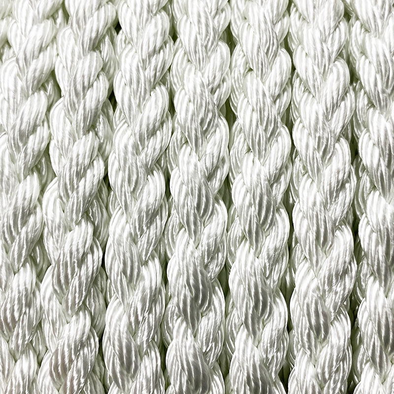 yanxiaoping Corde De Polyester Blanc 8-Strand Tissé, 5 Mm De